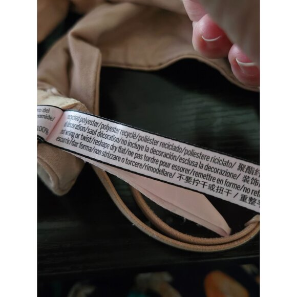 Victorias Secret Body Lined Perfect Coverage Bra Size 36B Nude Tan #2 - Picture 12 of 13